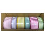 Premium Ribbon 6-Pack, Stripe Collection