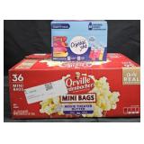 Orville Redenbacher's mini bags 36 count. Crystal