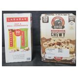 Larabar fruit bars 20 coubt. Kodiak Chewy granola