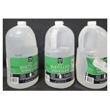 3- White Distilled vinegar 1 gallon each