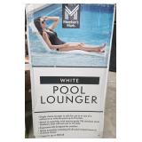 Pool Lounger. White