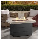 42' Rectangular Gas Firepit, UNTESTED, NO
