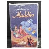Aladdin Throw blanket in VHS shaped box