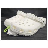 Crocs women's size 11 Men's size 9. White
