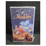 Aladdin Throw blanket in VHS shaped box
