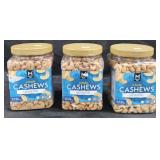 3- Whole Cashews 33oz each