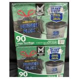 2- 90ct. Boxes of 39 Gallon Large Yard Bags