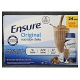 Ensure Chocolate nutritional shakes 24 pack 8oz
