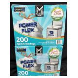 2- 200ct. Boxes of Tall 13-Gallon Kitchen Trash