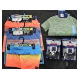 Boy's size 10/12 swim trunks, size 8 boxer briefs