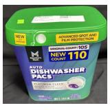 110ct. Tub of Auto Dishwasher Pacs
