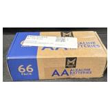 66pk. Box of AA Alkaline Batteries