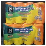 2- Disinfectant Wipes 312 count each