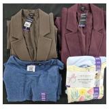 Women's size 2XL blazers, shirt and short set.