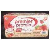 15 pack of Premier Protein Strawberries & Cream