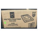 Half Size Steam Table Pan Lids 100 lids 12.91 in