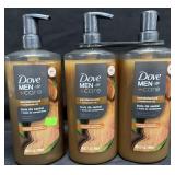 3- 26fl.oz. Bottles of Dove Men+Care Sandalwood