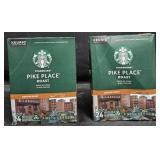 2- Starbucks Pike Place coffee keurig cups 24