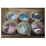 6-Piece Outdoor 2-Tone Goblets Set