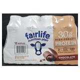 Fairlife Chocolate Protein Shakes 12 count 11oz