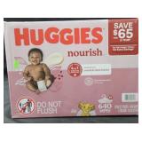 Huggies baby wipes 640 count