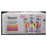Bloom Energy Drinks 18 count variety pack 12oz