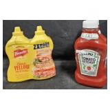 2- French's yellow mustard 30oz each. 2- Heinz