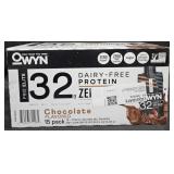 Owyn Chocolate Protein shakes 15 pack 11oz
