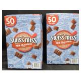 2- Swiss Miss hot chocolate mix 50 pouches each
