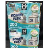 2- 200ct. Boxes of Tall 13-Gallon Kitchen Trash
