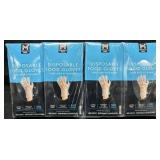 4- 500ct. Boxes of Disposable Food Gloves
