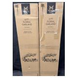 2- 6ft. Floral Garlands