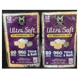 24 boxes of ultra soft facial tissue