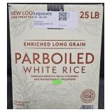Parboiled White Rice 25lb.