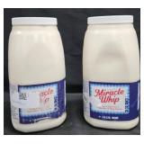 2- Miracle Whip 1 gallon each