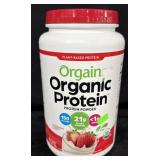43.8oz. Tub of Orgain Organic Protein Powder,