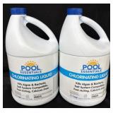 2- 1 Gallon Jugs of Pool Essentials Chlorinating