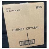 Chinet Crystal 100ct 10' Clear Plate