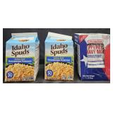2- Idaho Spuds Hashbrown Potatoes 33.1oz each.