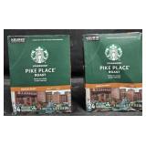 2- Starbucks Pike Place coffee keurig cups 24