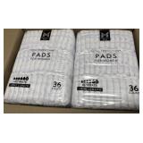 4- 36ct. Bags of Women's Size 6 Total Protection