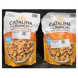 2- Catalina Crunch cheddar protein snack mix 15oz