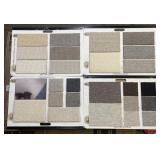 4 carpet sample displays