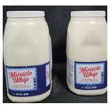 2- Miracle Whip 1 gallon each