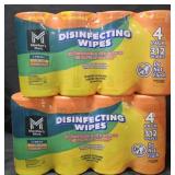 2- Disinfectant Wipes 312 count each