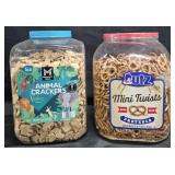 Animal Crackers 5lb. Utz Mini Pretzels 60oz