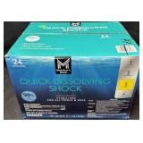 24- 1lb. Pouches of Quick Dissolving Shock