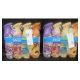 2x Febreze 4pcs Air Mist 8.1 oz each