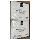 4- 15ct. Bags of XL Total Protection Adjustable