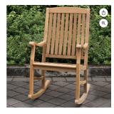 Member's Mark Teak Porch Rocker, factory sealed